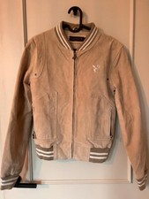 Playboy Jacket Leather Bomber Pig Skin Vintage Size 10 New Wo Tags Rare Leather