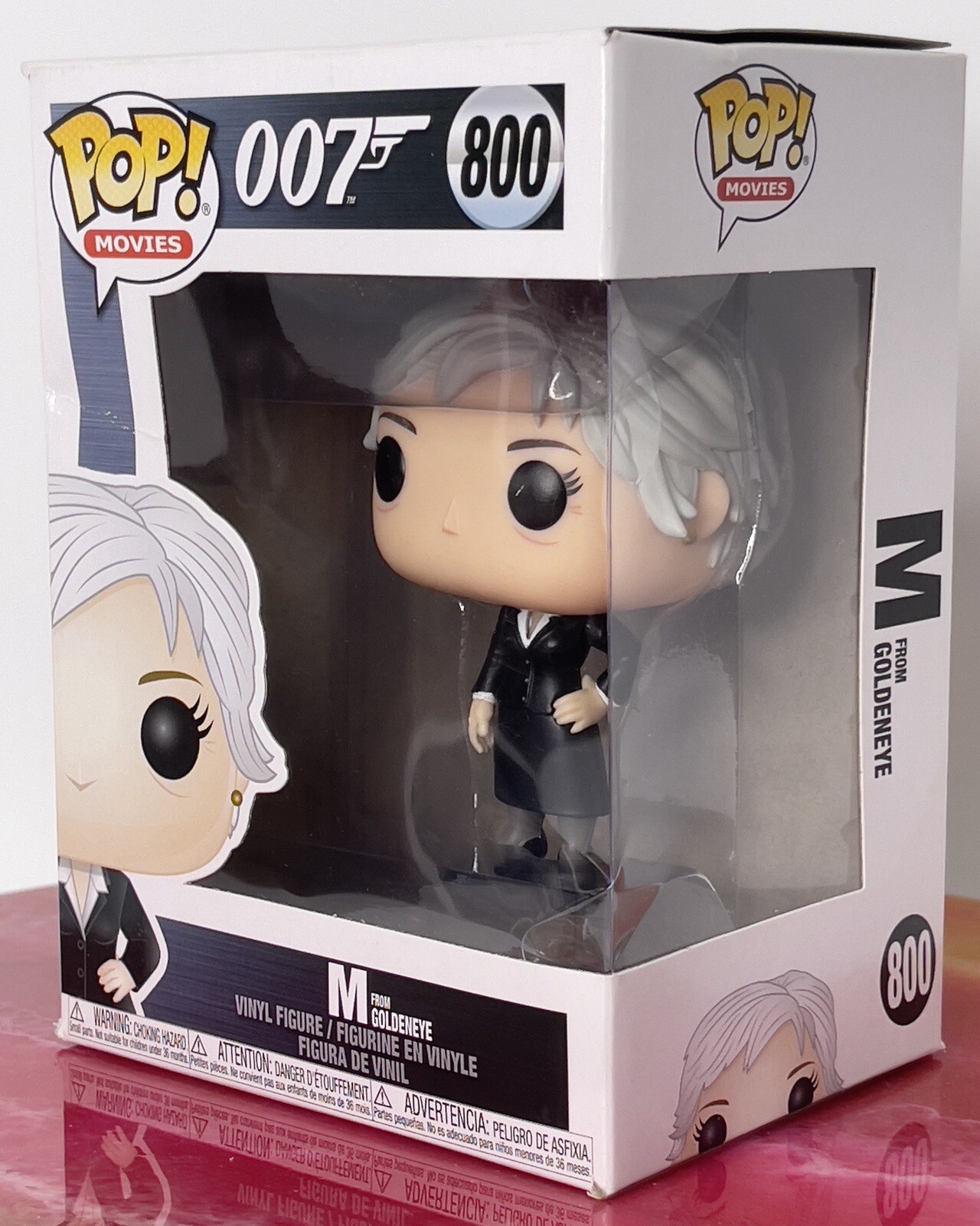 Funko Pop! Movies James Bond 007 M Goldeneye #800 Vinyl Figure Damaged