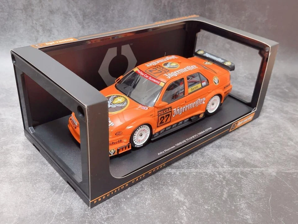 1/18 Hpi Alfa Romeo 155 V6 Ti 1994 #27 DTM Yegermeister con scatola dal Giappone - Immagine 2 di 4