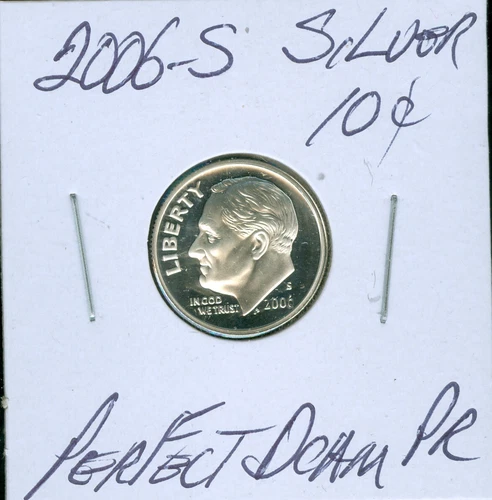 2006 S ROOSEVELT DIME SILVER PERFECT ULTRA FINEST PROOF DCAM