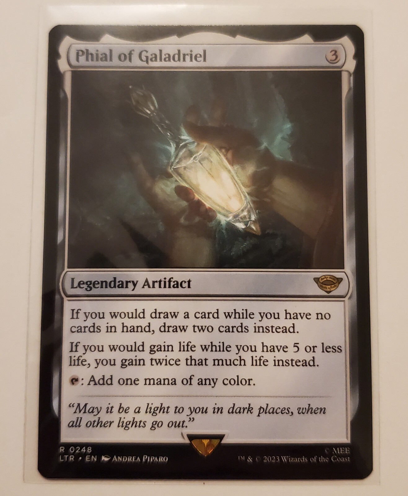 MTG Phial of Galadriel Rare The Lord of the Rings: #248 Regular Near Mint