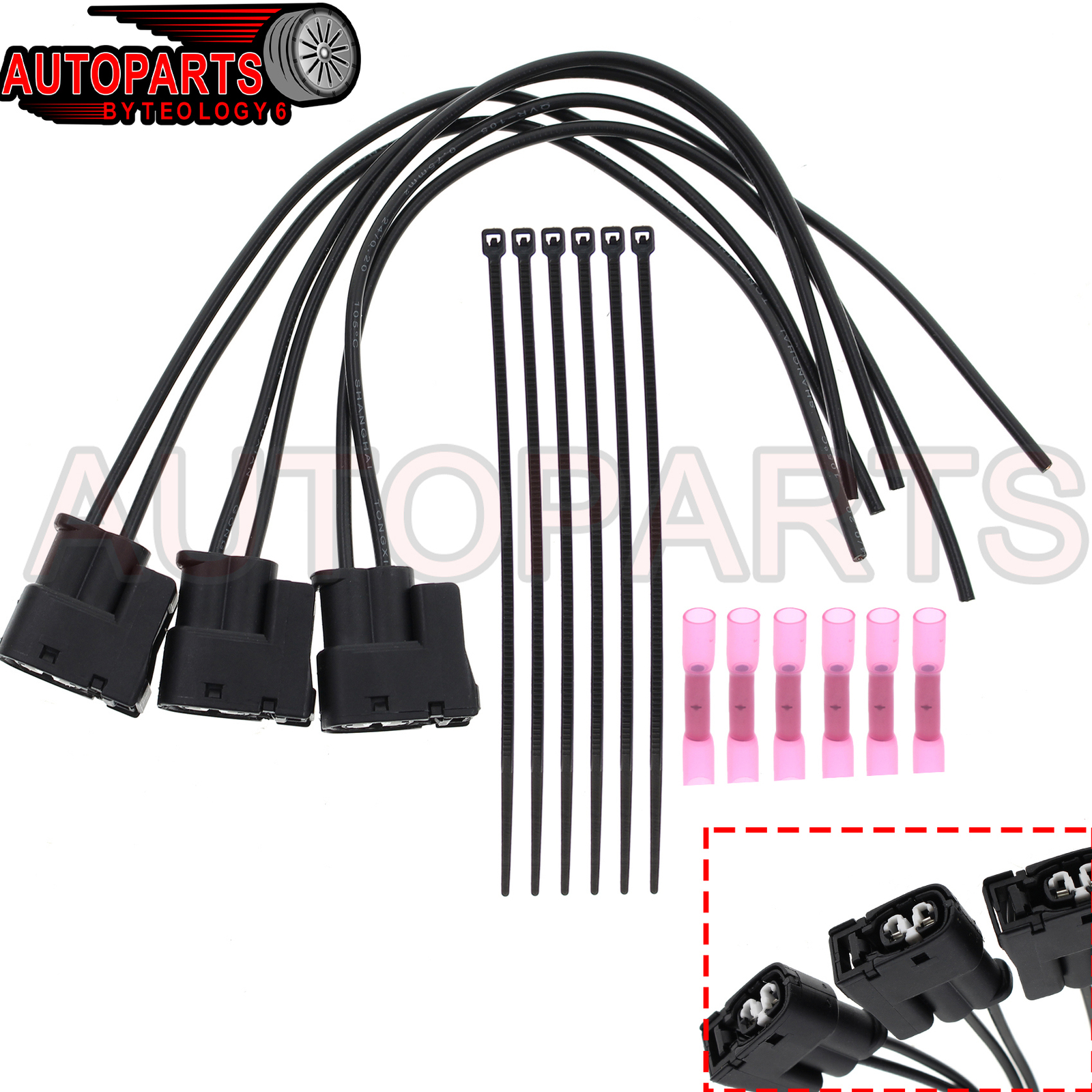 For LEXUS GS300 (8/971/05) JZS160 3.0L 3x Ignition Coil Connector Plug