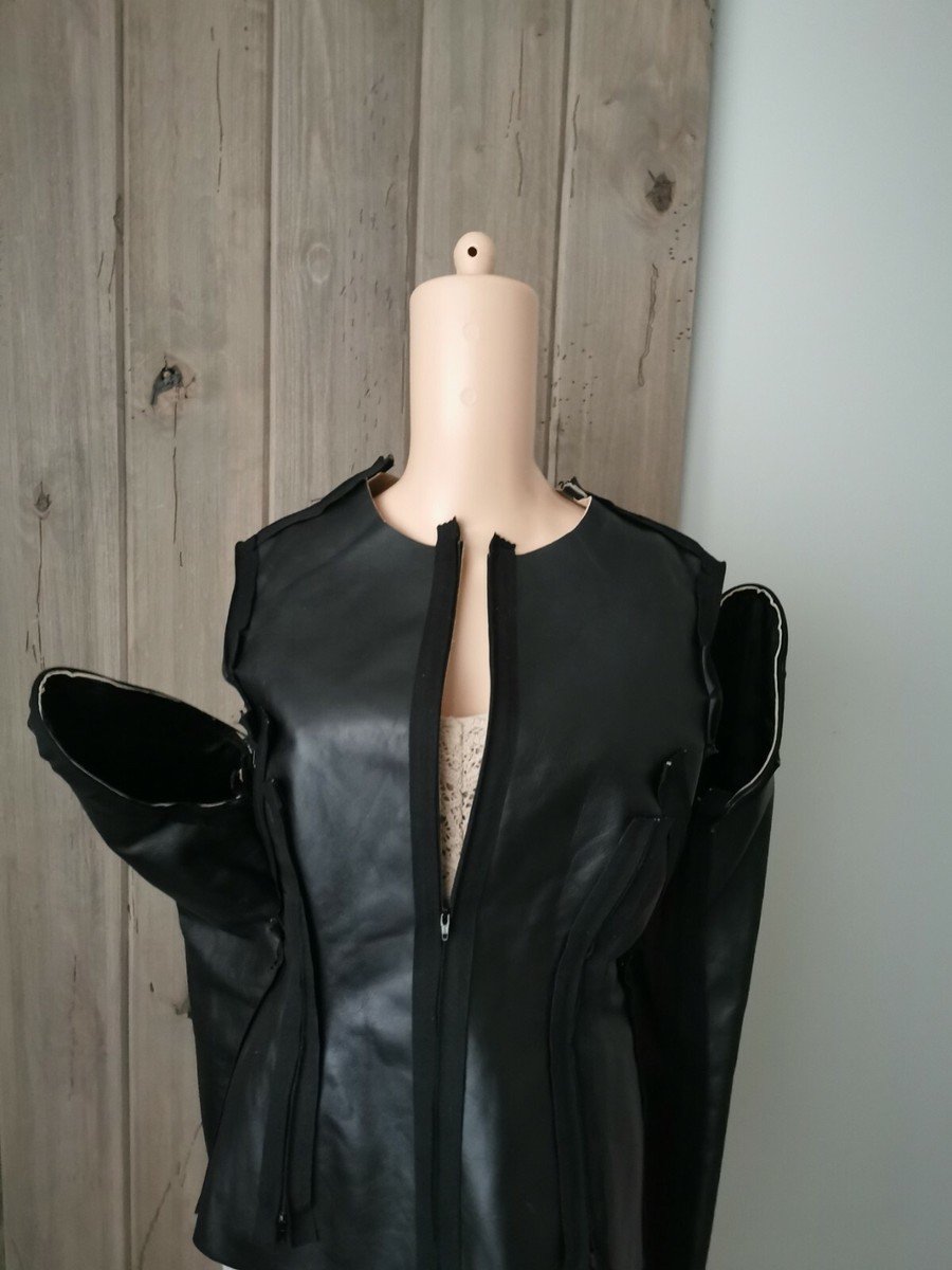 maison margiela deconstructed zipper jacket SZ S rare piece | eBay