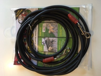 Dog tie out cable//tether//camping//strong//walk 2 dogs//stretchy//bungee//3m,2m,1m