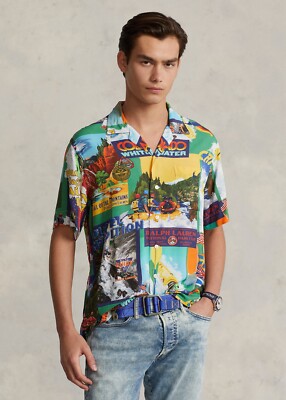 Polo Ralph Lauren Sportsman Kayak Expedition Shirt Stadium Pwing