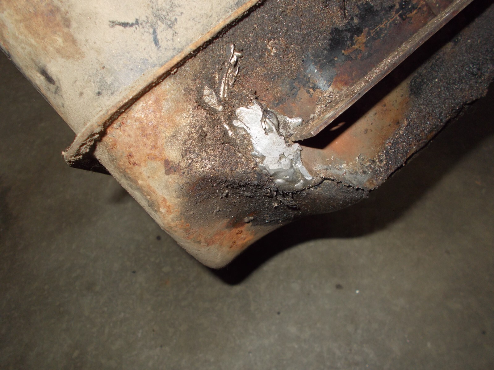 1976 / 3B Harley Davidson Golf Cart Gas Fuel Petro Steel Tank / LEAKS