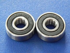 2 St&uuml;ck SS 608 2RS Edelstahl Kugellager, Rillenkugellager (8x22x7 mm) rostfrei
