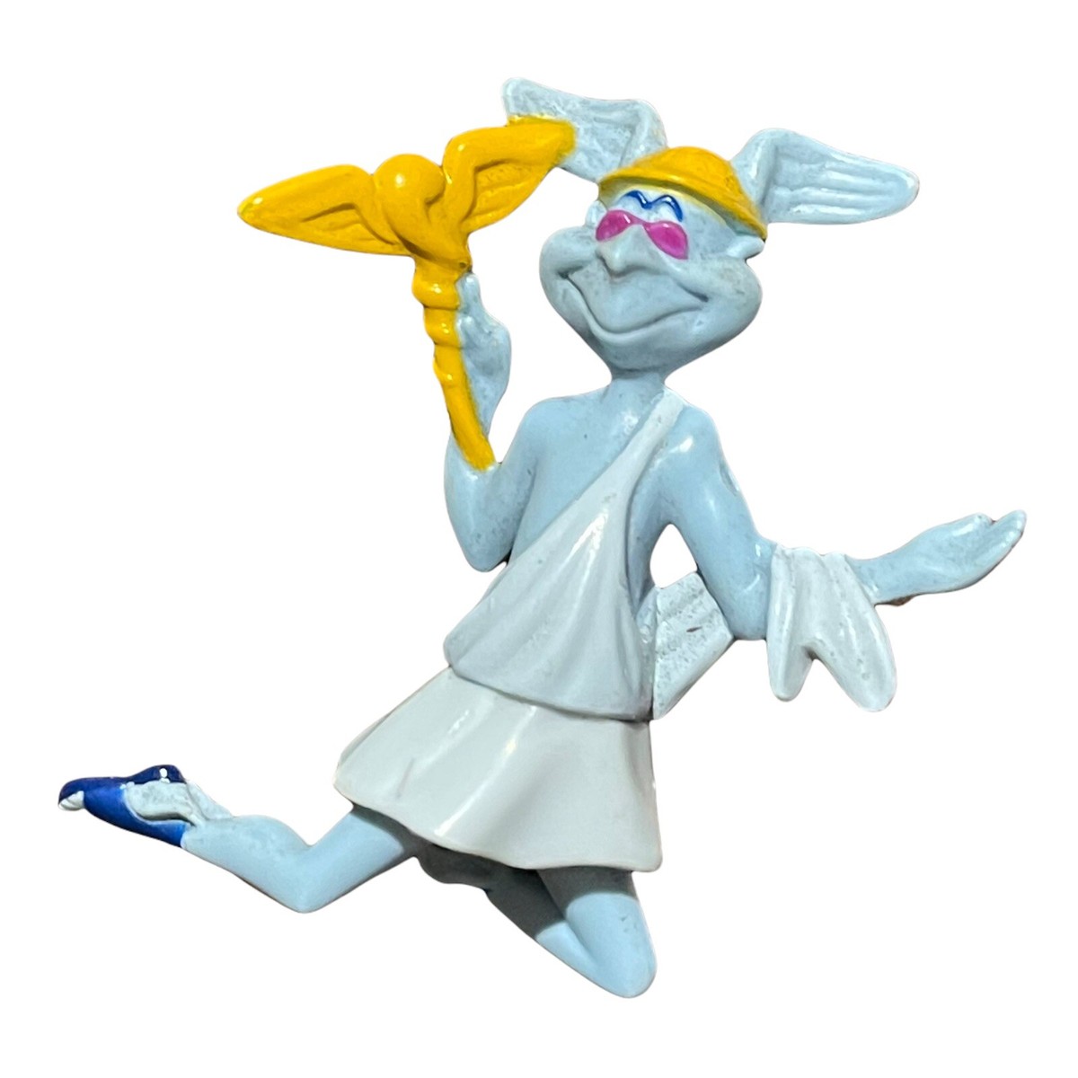 Vtg Disney Hercules Hermes Figure Happy Meal Toy Wind Titan