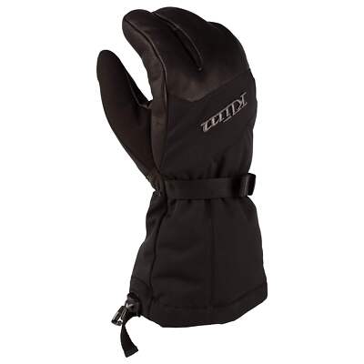Klim Tundra Gauntlet Snowmobile Gloves - Black