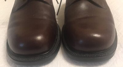 Rockport Mens Sz 7.5 Margin K71225 Brown Leather Lace Up  display picture 1
