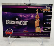 2019 Topps WWE Road to WrestleMania #41 Kalisto Joins the Cruiserweight Division