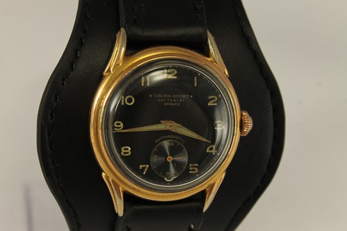 1940's Military Viking Sport Vattentat Spirofix Cal. 677 Cortebert Wrist Watch - Picture 4 of 10