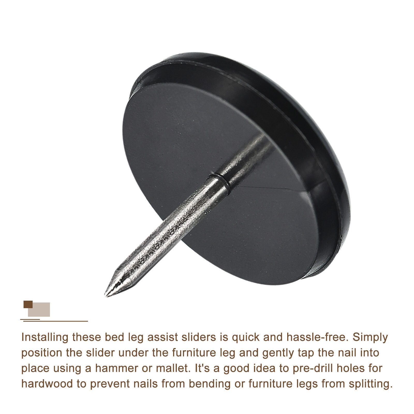 Chair Leg Floor Protectors, 36Pcs 7/8" PTFE Round Nailon Furniture Sliders eBay