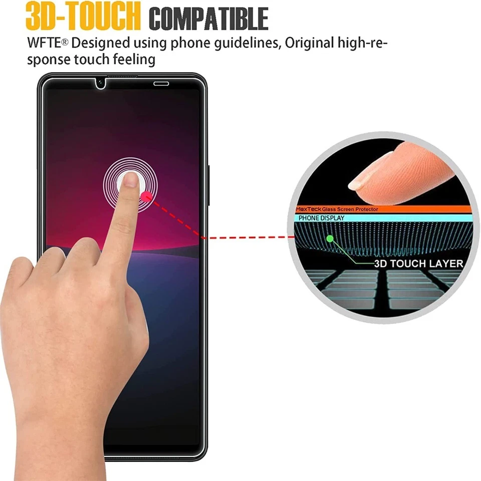For Sony Xperia 1 10 5 VII VI V IV III L4 XA2 Tempered Glass Screen Protector - image 4 of 4
