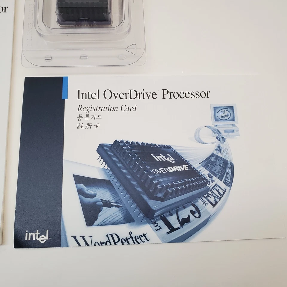 NEW DX4 100 BOXED INTEL PROCESSOR OVERDRIVE DX4ODPR100 486 100Mhz CPU 33/100 - Image 4 of 4