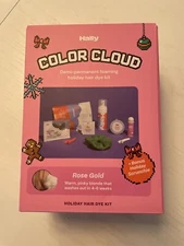 NIB Hally Color Cloud Rose Gold Demi-Permanent Foaming Holiday Hair Dye Kit 