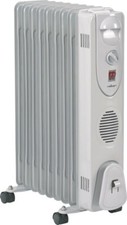 HELLER HRO 2009 Elektro-Radiator, Heizung, 9 Rippen,  2000 Watt