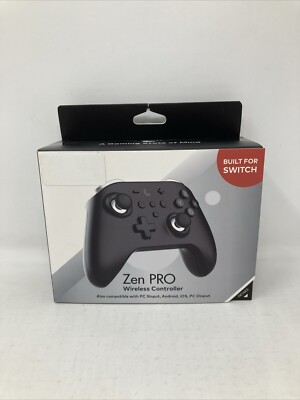 ZEN PRO Wireless Gaming Controller Nintendo Switch PC iOS Android Black Sealed