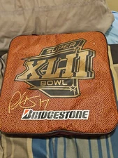 Plaxico Burress Signed super bowl xlii seat cushion sb 42 ny giants Autographed 