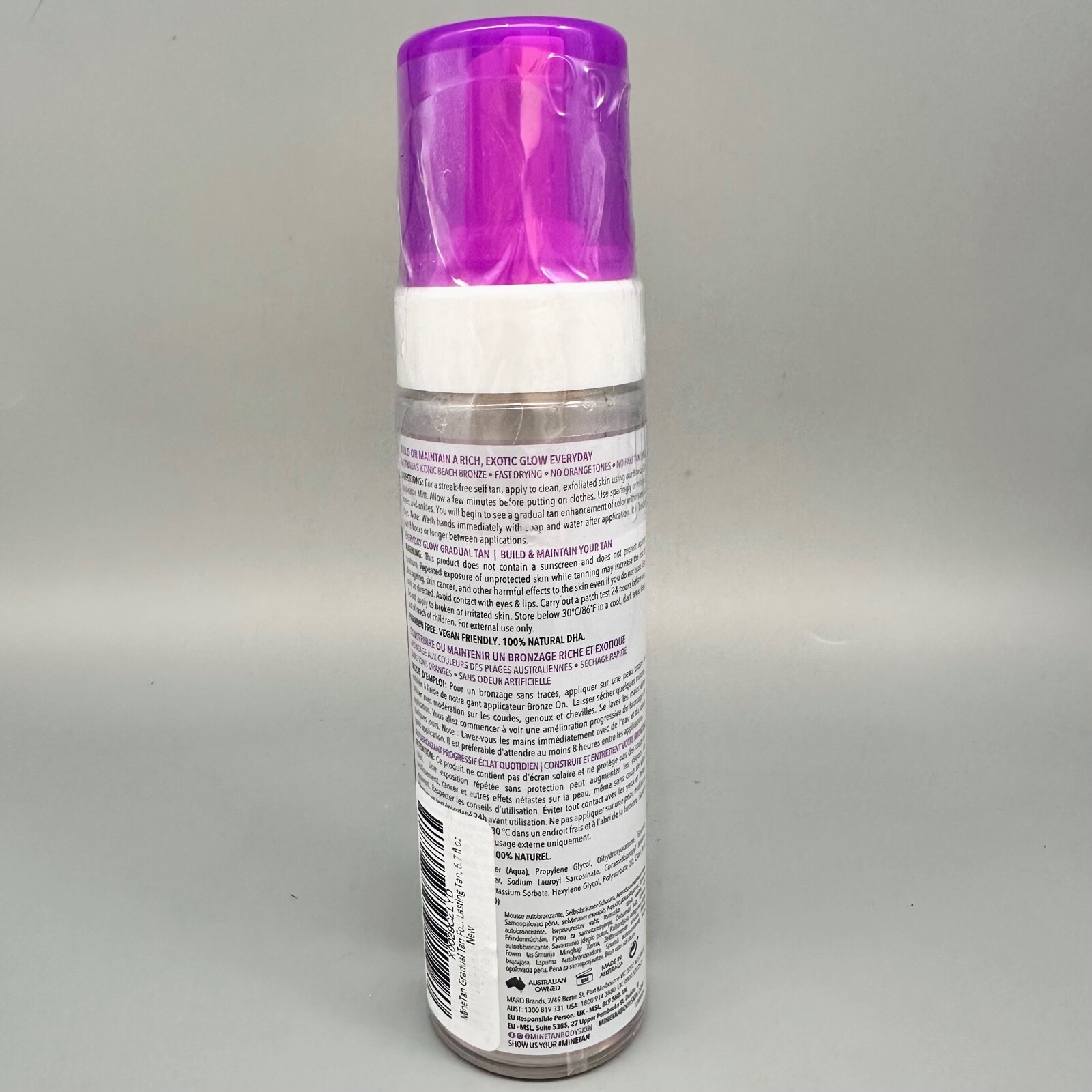 Color Base Gradual Tan Everyday Glow Violet Full Size 2PK x