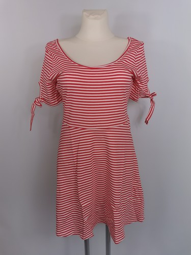 Beachtime Strandkleid, rot/weiss gestreift, Gr. 44 - Bild 2 von 3