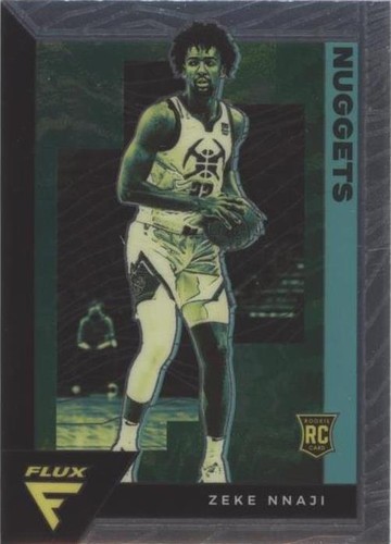 2020-21 Mosaic Zeke Nnaji Blue Reactive Prizm Rookie RC #231