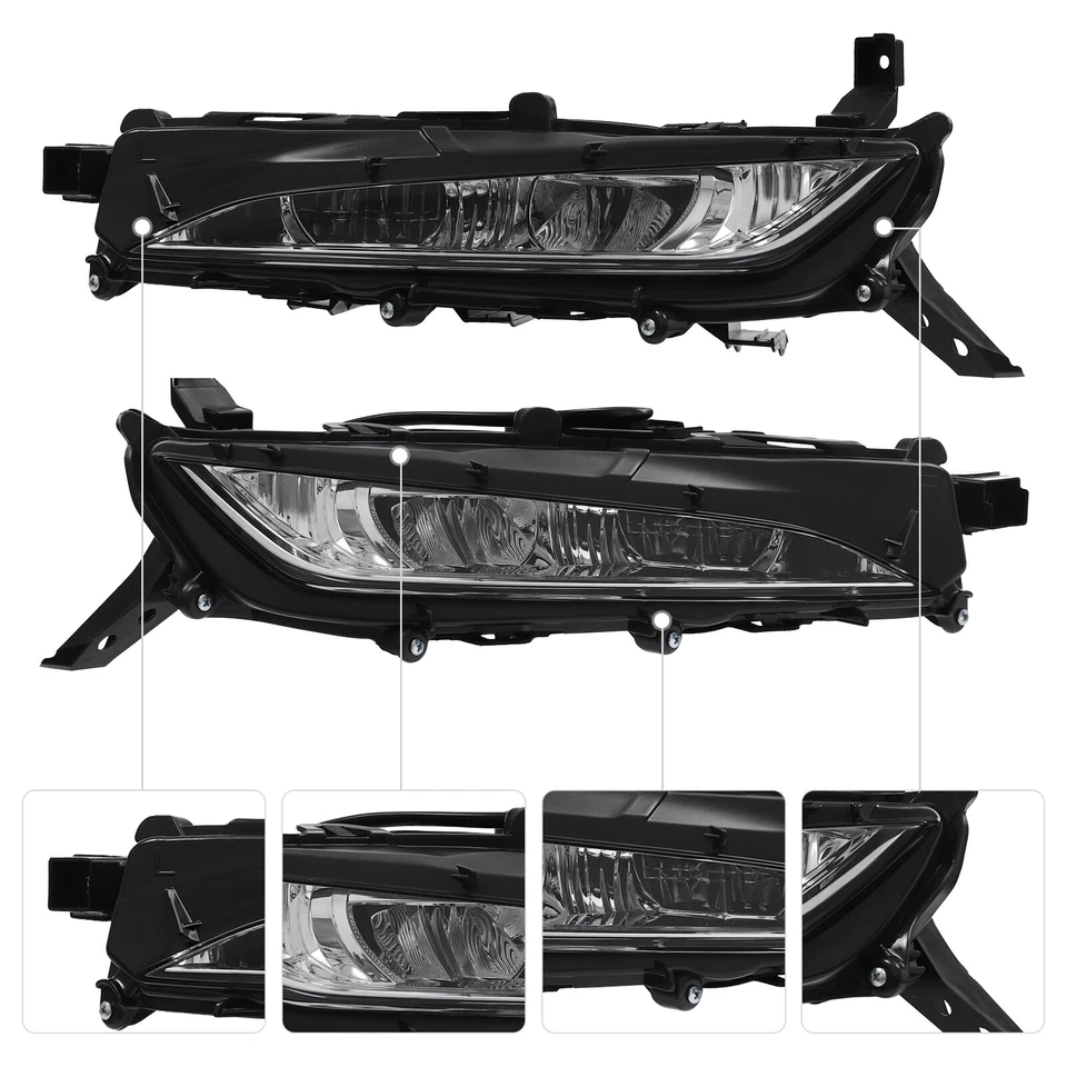 For Lexus RX350 RX450h 2020-2022 F Sport Front Fog Lights Lfet & Right Side LED - Image 2 of 4