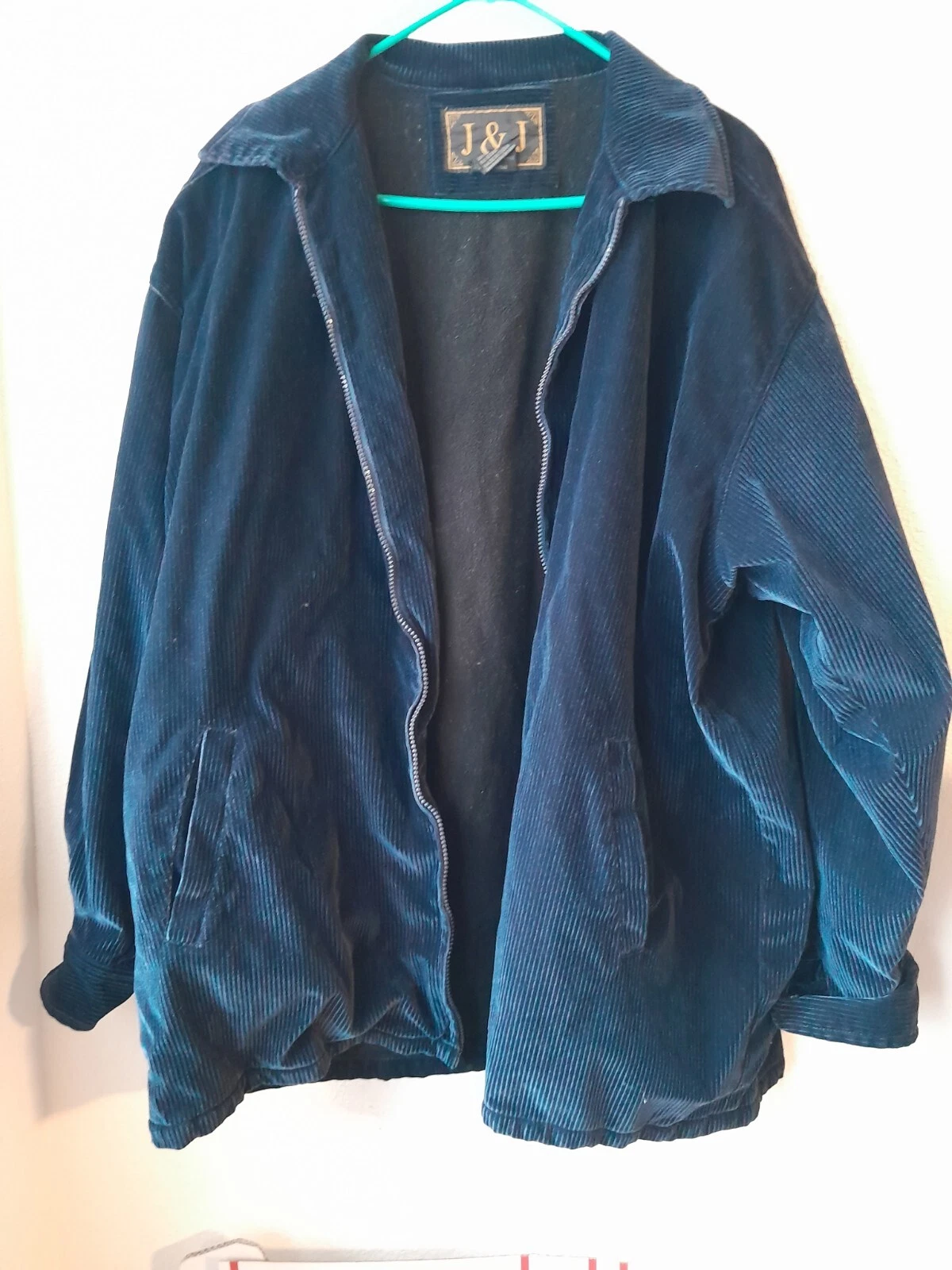 Vintage J And J Midnight Blue Courduroy Jacket