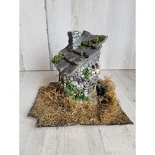 Unique haunted abandoned house shed Halloween spooky Village accessory