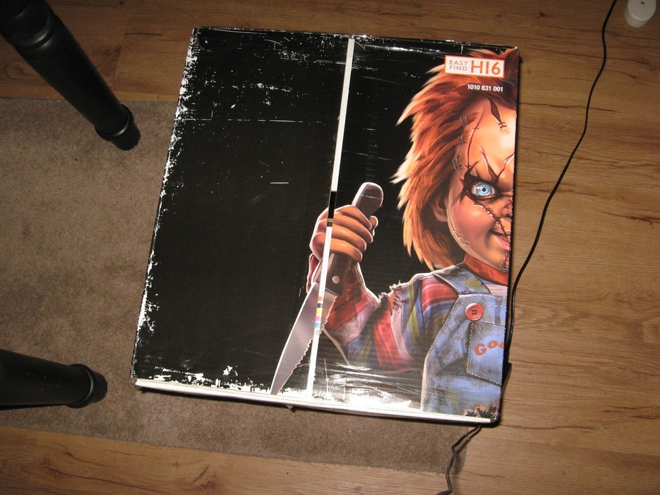 Home Depot Halloween Prop 3.5 FT Animated CHUCKY DOLL SOLD OUT ‼️ eBay