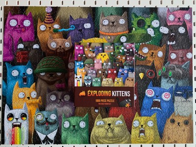 exploding kittens puzzle 1000 piece