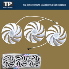 95MM PLD10010B12HH Graphics Card Fan For MSI RTX 4080 4070 Ti GAMING RIO WHITE