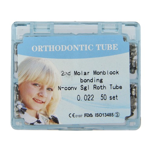 Dental Orthodontic Buccal Tubes 1st 2nd Molar Tubes Bondable Roth MBT 022 018 - Picture 154 of 187
