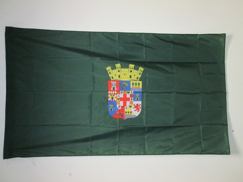 Drapeau d'Almería 90x150cm idéal pour décoration culturelle et rassemblements