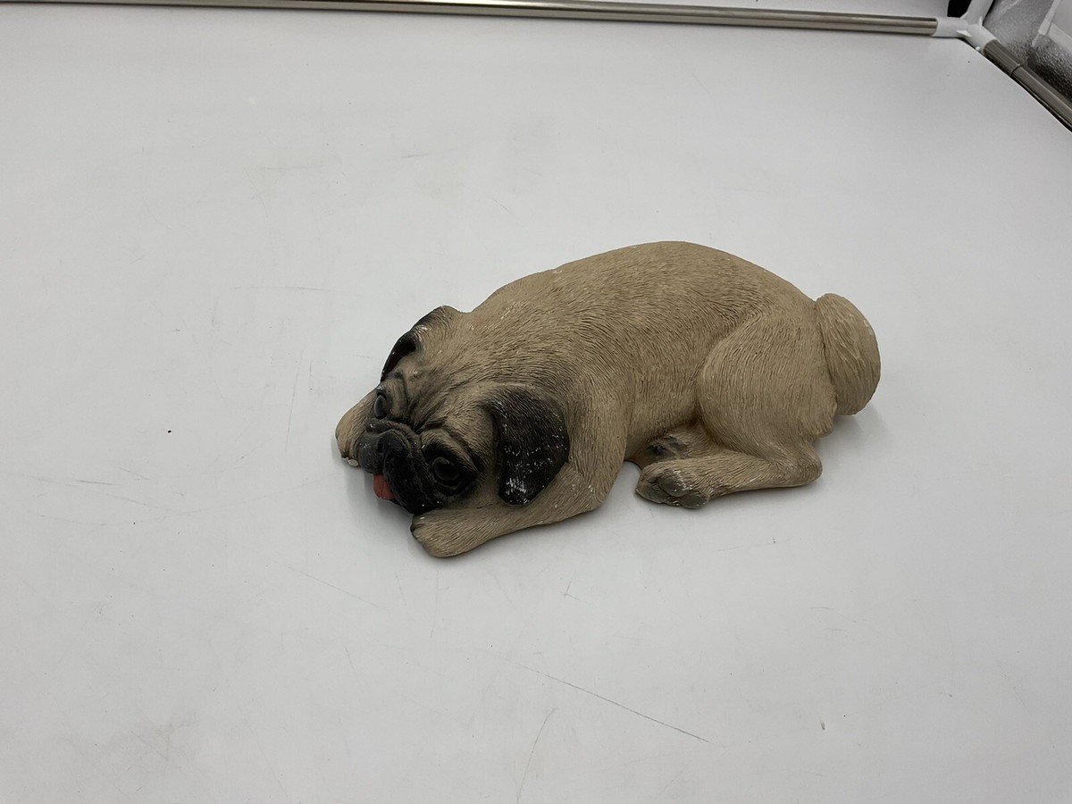 VINTAGE 1982 SANDICAST #150 PUG PUPPY SCULPTURE DOG SANDRA BRUE | eBay