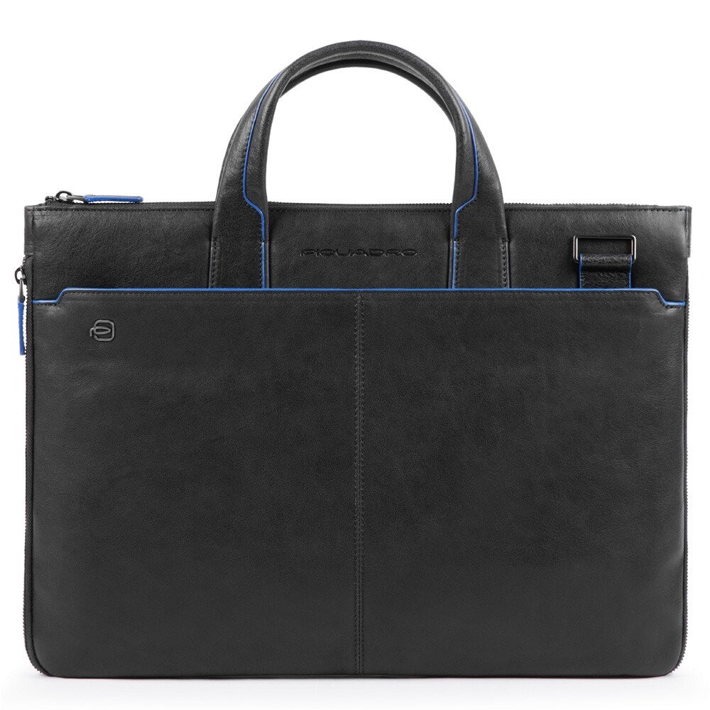 Cartella Espandibile Piquadro Blue Square - Porta PC 15.6", Pelle, Ufficio E Viaggio - Foto 10