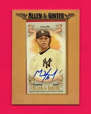 2021 Topps Allen & Ginter Mini Framed Auto #FMA-MY Miguel Yajure RC