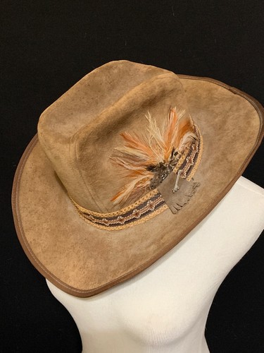 Vintage Stetson Cowboy Hat Brown Size 7 