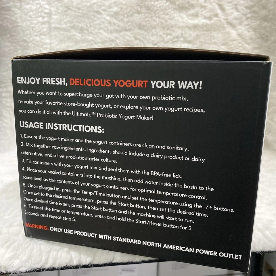 Lo último en yogurtera probiótica con temperatura y tiempo ajustables (2 cuencos) Foto 3 de 4