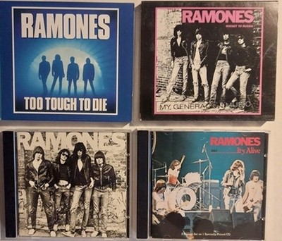 4 CDs von The Ramones   First + Rocket to Russia + Too tough to die + It's alive