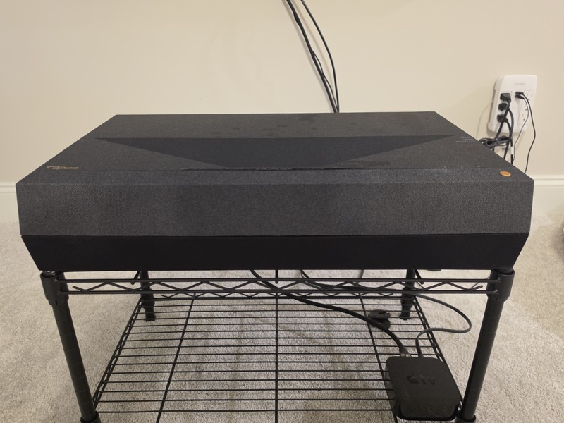 Optoma CinemaX P1 4K UHD  Laser Projector with Integrated Soundbar