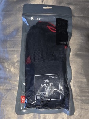 Herschel Supply Co. Amenity Kit Navy/RED Unisex Size Small/Medium New in Package