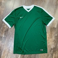 Nike DRI-FIT Shirt Mens XL Green White Authen...