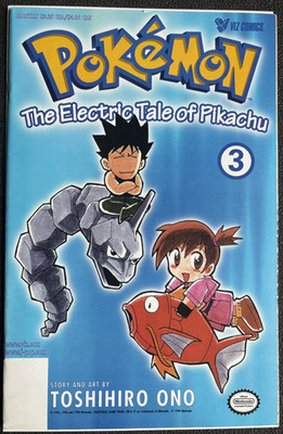 Pokemon : The Electric Tale Of Pikachu #3 Viz 1999 8th Print Ono Cover  VF-