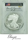 2024-W Proof American Silver Eagle Advanced Release PCGS PR70 Damstra Signed