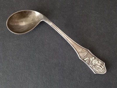 Vintage Berndorf Children's Spoon from the Series ''Fairy Tales of the Brothers Grimm''.