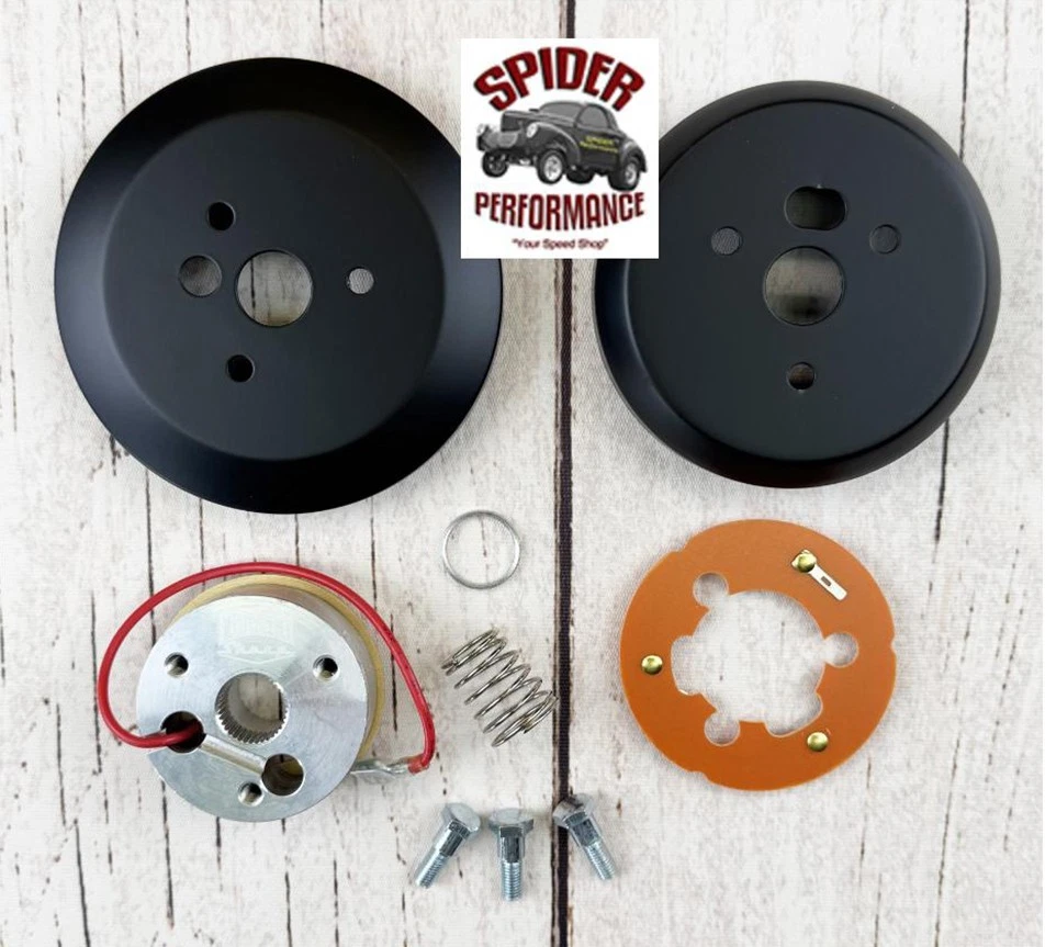 82-91 Ramcharger Dodge Pickup Volante Madera Inclinable Mopar 13 1/2" Nogal Foto 4 de 4