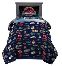 Jurassic Park Kids Reversible Twin Bed Set-T832064925