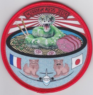 Patch aéronavale french navy flottille 25f falcon 200 gardian mission aeto 2023