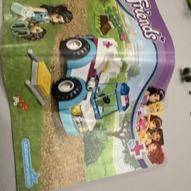 LEGO Friends 41086 Vet Ambulance 100% Complete & Instructions & Minifigure